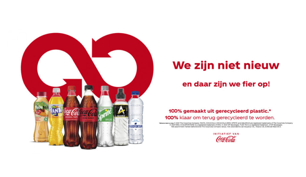 Coca-Cola schakelt over naar 100% rPET