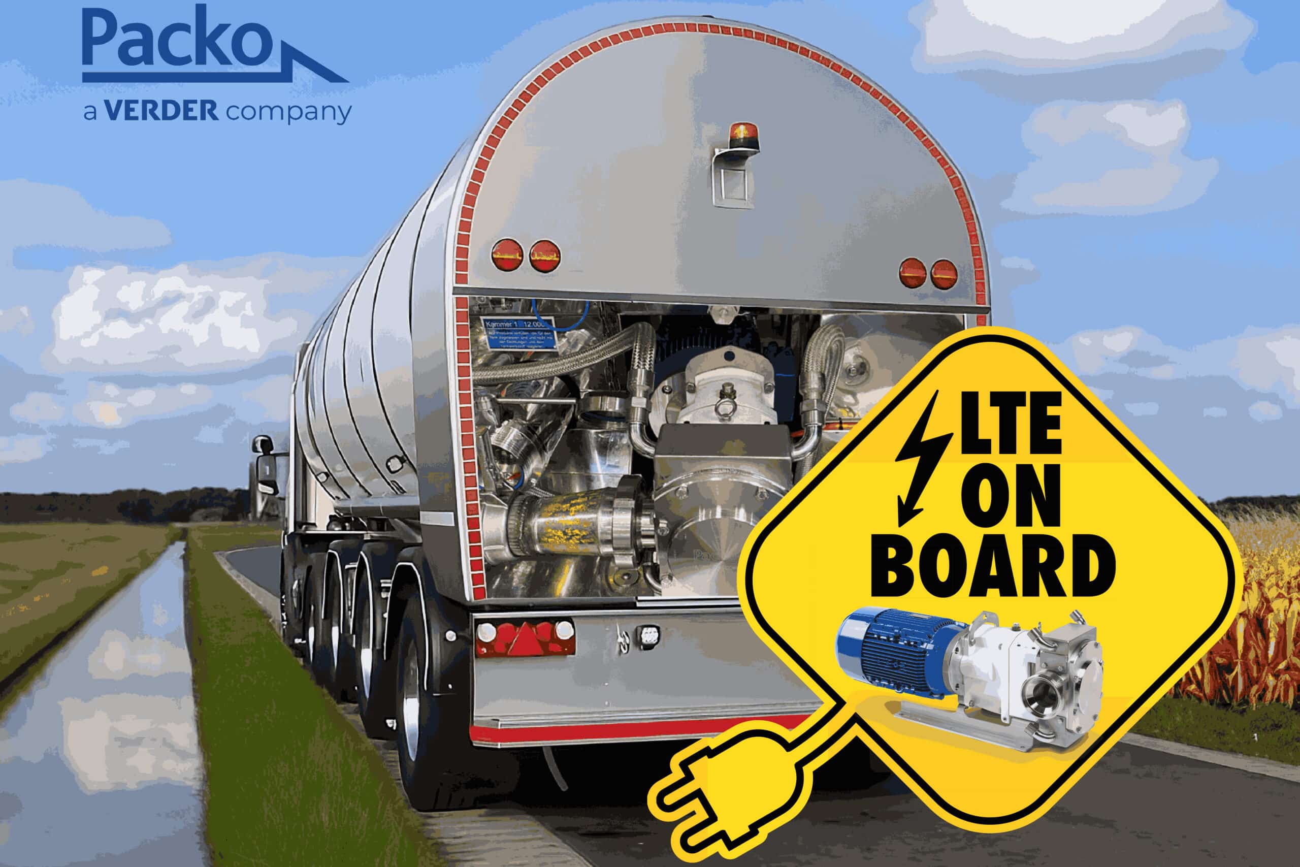 Packo unveils LTE electrically powered lobe pump to drive sustainable innovation in truck transport 2